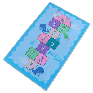 Carpets Hopscotch Rug Floor Mat Kids Educational Toys Decorative Pad Blush Area Carpet Room Game
