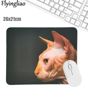 Sphynx cat Tappetino per tastiera per ufficio creativo Tappetino per mouse per laptop Kawaii Tappetino antiscivolo Tappetino per scrivania personalizzato Poggiapolsi