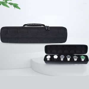 Jewelry Pouches Watch Roll Travel For CASE Organizer 6 Slot Watches Storage Display Portable Holder Bag Trave Backpack