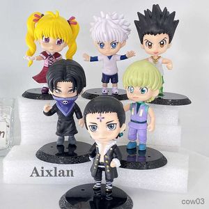 Action Toy Figures Anime Hunter Hunter Figure Killua Zoldyck Kurapika Chrollo Lucilfer Feitan Potoo Shalnark Action Figure R230710