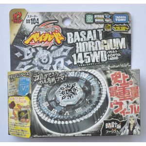 Spinning Top Tomy Beyblade Metal Battle Fusion Top BB104 BASALT HOROGIUM 145WD 4D COM Light Launcher 230707