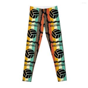 Aktive Hose Vintage Retro Volleyball Leggings Fitness Kleidung Training Harem