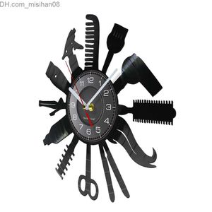 Настенные часы парикмахерские салон украшения настенные часы парикмахерские инструменты для волос