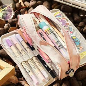 Bleistift Taschen Große Große Kreative Fall Niedlichen Jungen Mädchen Kawaii Fällen Lagerung Kinder Stift Tasche Schreibwaren Box Schule Studenten Liefert 230707