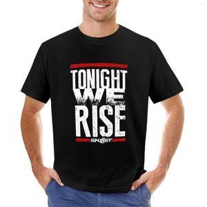 Linne för herr Tonight We Rise T-shirt Pojkar Vita T-shirts Plus Size Söt Snabbtorkande Herrkläder
