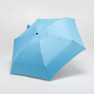 Зонты весом 200 г, маленький складной зонт от дождя, женский подарок, мужской карманный зонт для девочек, анти-УФ-водонепроницаемый портативный дорожный зонт от солнца