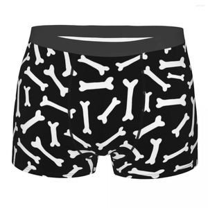 Unterhose Bones Pattern Isle Of Dogs Homme Höschen Mann Unterwäsche Print Shorts Boxershorts