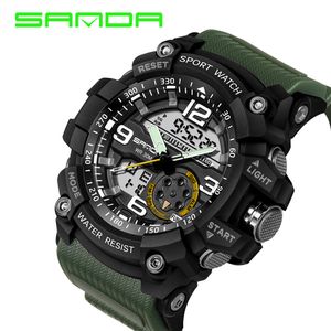 Sanda Sport Watch Erkekler 2020 Saat Erkek Led Dijital Kuvars Bilek Erkekler En İyi Marka Lüks Dijital İzle Su Geçirmez Relogio