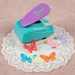 Andra skrivbordstillbehör Scrapbook Punch Handgjorda Cutter Card Craft Calico Printing Kid DIY Blomma Papper Hålslagare Stor fjäril 3D Shap 230707