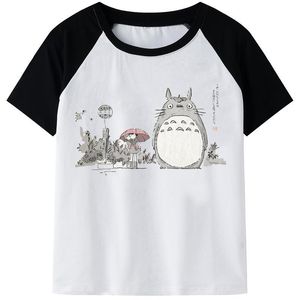 Fur Totoro Long Sleeve Shirt Anime Men Studio Ghibli Miyazaki Hayao Japanese Cartoon Spirit Away T Shirt Unisex Tops Oneck Tshirts