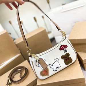 Klassische Teri Half Moon Unterarm Hobos Grace Designer Taschen Handtuch Aufkleber Verstellbare Gürtel Luxus Crossbody Tabby Bag Coac Schulter Damen Geldbörse Größe 24x13cm