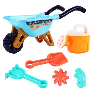 Kitchens Play Food Beach Sand Kids Can Rake Molds Wheelbarrow Water Shovels Small Watering Toys 230710