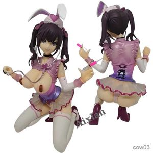Action Toy Figure 26cm BINDing Sexy Anime Figure Nasu Action Figure Pink Cat Figurine Adult Doll Toy R230710
