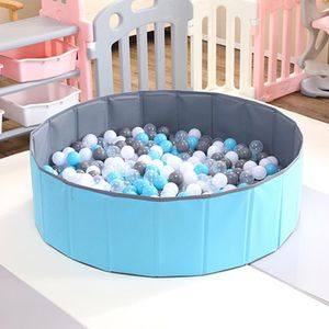 Baby Rail Durevole Facile da pulire Baby Toddlers Large Ball Pit Box Pieghevole Dry Pool Infant Ball Pit Ocean Ball Giocattoli per bambini 230707