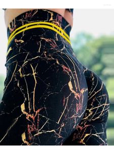 Women's Leggings Black Marble Printing Sports Workout Leggins Gym Clothes Women High Waist Jogging Sexy Pants Push Up Tights