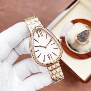 Ladies fully automatic light snake shadow watch leisure sports business diamond watch sapphire mirror back can see the movement produced by large factory