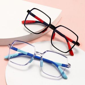 Sonnenbrille DOISYER 2023 EST Mode TR90 Optische Rahmen Anti-Blaulicht-Brille für Kinderblock
