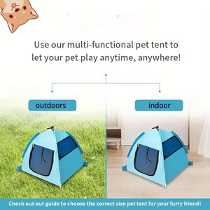 Namiot dla kota, oddychający mały średni dom dla szczeniaka hodowla składany pies legowisko dla kota Pad klatka do wewnątrz na zewnątrz