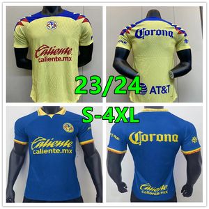 23 24 LIGA MX Club America fotbollströjor 2023 2024 10# D.VALDES PEDRO B.RODRIGUEZ FIDALGO R.MARTINEZ tröja A.ZENDEJRS HENRY F.VINAS Fotbollsdräkt S-4XL