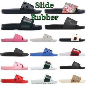 Klasyczne sandały Kapcie damskie gumowe modne sandały Mężczyźni Kobiety Blooms Supreme kwiatowy pantofel Płaskie buty Slide Bee Designer Sandal Worek pyłowy