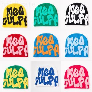 Siyah Beanies Klasik Lüks Kapaklar Kafatası Sokak Alışveriş Moda Kış Sıcaklık Casquette Homme Açık Mea Culpas Kadınlar İçin Dokuma Tasarımcı Şapkalar Yaratıcı PJ090 C23