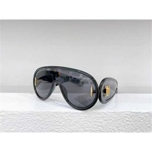 Солнцезащитные очки дизайнер Luxury 2023 Высококачественные новые семейные сети популярные в том же стиле нарезанный жаб персонализированный хип -хоп LW40108i