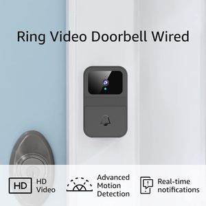 Wireless Doorbell Camera, Battery-Powered Video Doorbell with Chime, 2K Resolution, No Subscription Required, 2.4GHz WiFi, 180-Day Battery Life, AI Detection