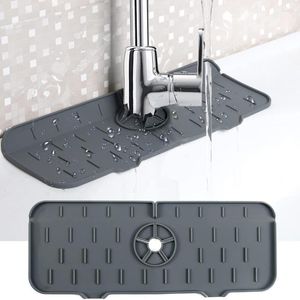 Table Mats Household Faucet Absorbent Mat Kitchen Gadget Sink Splash Guard Silicone Catcher Countertop Protector For Bathroom