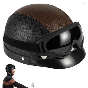 Motosiklet Kaskları Hafif Bisiklet Yarı Helmet Evrensel Sevimli Koruyucu Binicilik Kask Aksesuarları