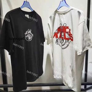 Новая 23ss Fashion Brand Дизайнерская футболка Summer Magic Hand Bone, которая убивает свободную повседневную женскую футболку для мужчин