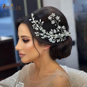 Suits A338 Full Rhinestone Wedding Hair Clips Bridal Headwear Bride Headpiece Party Prom Hair Accessories Girl Women Headband