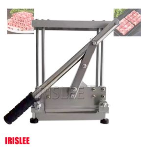 Commercial Household Manual Lamb Slicer Bone Cutting Machine Beef Herb Mutton Rolls Cutter Meat Slicer