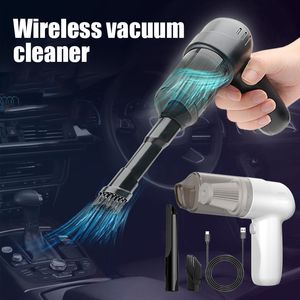 Dusters Wireless Car Vacuum Cleaner Strong Suction Handheld Auto Home Dual Use Mini Appliance 230710