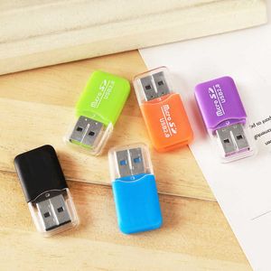 قارئ البطاقات ذاكرة الهاتف المحمول TF ICE COOL USB2.0 قارئ بطاقة مصغرة عالية السرعة