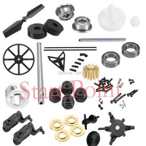 Parts Accessories WLtoys V950 Main Motor Servo Gear Shaft Bearing Axis Blade Clip Rubber Ring Rotor Head Swashplate Tail Boom Holder Linkage 230710