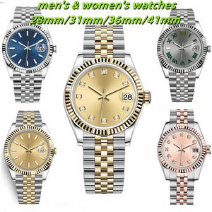 High Watches Watch Mens Quality 31mm36mm41mm Mechanical 28mm Quartz Movement 904 Steel Chain Sapphire Mirror Waterproof 49921 ES