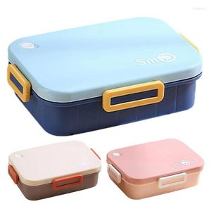 Dinnerware Sets Stainless Steel Lunch Box Leakproof With Insulated Compartments Fast Plate Storage Containers For Home Adult Student