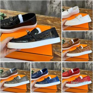 2023-Sneaker Herren Damen Loafer Designer schnürfreie Loafer Neue Mode klassische Leder Hochwertige Loafer Luxus Freizeitschuhe Größe 35-46