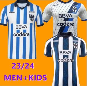 23/24 Liga MX Rayados Monterrey Soccer Jerseys Home Away Away Special V.Janssen Mori M.Meza V.Janssen Akeloba 2023 Koszulka piłkarska mężczyźni Women Kids Kit Kit Bramkarz