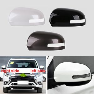 Para mitsubishi outlander 2014-2018 acessórios do carro espelhos retrovisores capa espelho retrovisor shell cor pintada