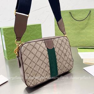 Crossbody Bags for Men and Women Fashion Designer Messenger Bag Zipper Camera Purses New Luxury Canvas Small Shoulder Purse High Quality