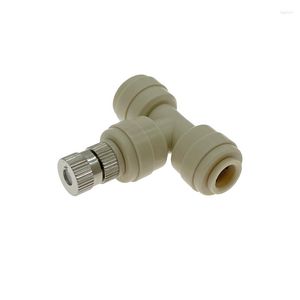 Attrezzature per l'irrigazione 10pcs 5-15bar Nebbia Raffreddamento Slip Lock Ugello 6mm Micro-ugelli a bassa pressione Connettori Spruzzatori per irrigazione da giardino