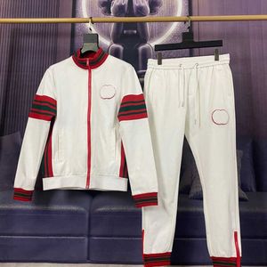 Broderade träningsoveraller långärmade tröjor för män Designer sportdräkt oversize Baseball uniform bomullsbyxor herr dam tvådelad set