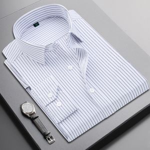 Camicie eleganti da uomo Camicia da uomo di marca Camicie eleganti da uomo Camicia a quadri formale da uomo a maniche lunghe casual da uomo a righe camisa social 230710