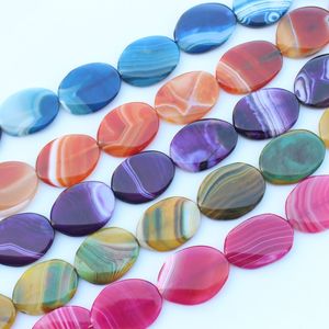 Akrilik plastik lucite 28 30x37 40mm çok renkli agates oval boncuklar 8pcs diy mücevherler için tüm ürünler için karışık toptan satış 230710