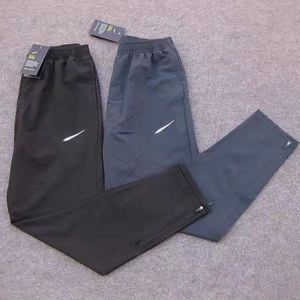 Calças esportivas finas de secagem rápida de verão para homens calças de treinamento fitness para estudantes