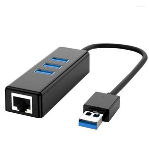 Ethernet USB 3.0 para A625 100M porta HUB placa de rede com fio 100 Mbps Gigabit para laptops adaptador