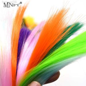 Esche esche MNFT 5 confezioni Set Flashabou Flat Tinsel Colore brillante Flash Tinsel Fibre Pike Fly Streamer Materiali per legare mosche HKD230710