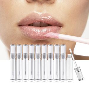 Storage Bottles 10x Lip Gloss Refillable Empty Mini Tubes Diy Cosmetic Supplies Samples Accessories