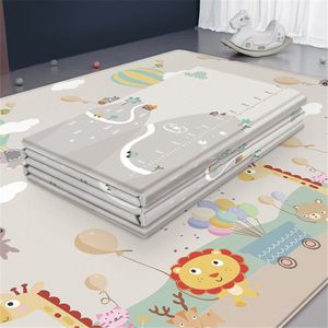 Play Mats Large Size Foldable Children Carpet Cartoon Baby Play Mat Educational Baby Activity Carpet Waterproof and Easy to Store 230707